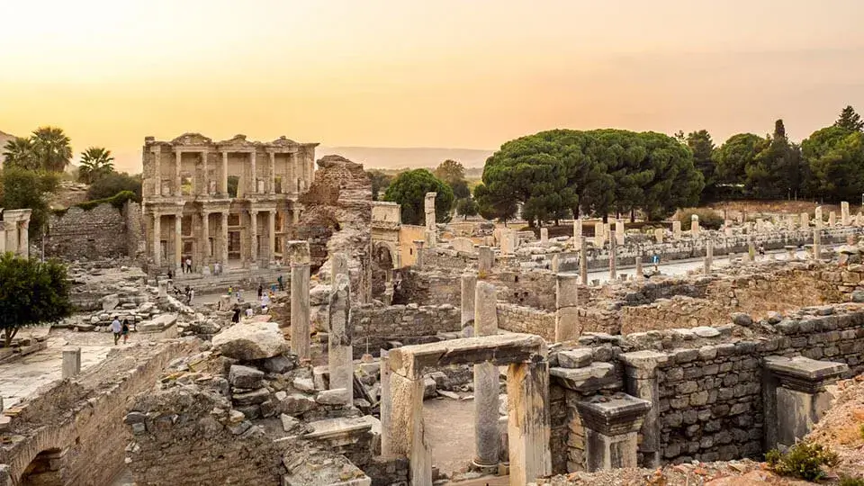 Ancient City of Ephesus ruins near Kusadasi